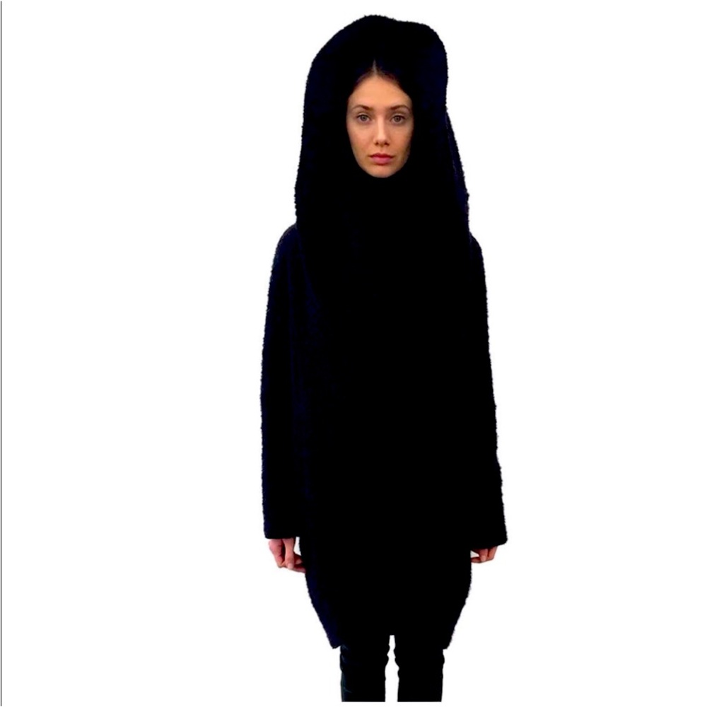 NWOT Zac Posen alpaca wool cocoon coat - Picture 2 of 5